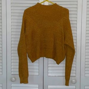 Kendall & Kylie knit cropped sweater